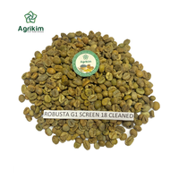 Vente en gros de grains de café vert Arabica non torréfiés du Vietnam, CAU DAT-LAM DONG AA, première qualité, certifié ISO 22000, 100%