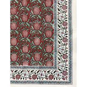 King Size 100% Cotton Hand Block Printed Double Bedsheet Pillow Covers Eco-Friendly Floral <b>Comforter</b> <b>Set</b> for Home 3pcs <b>Set</b> - Product Image 2