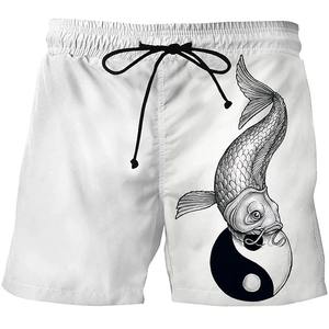 100% Polyester Mid Waist Solid Board <b>Shorts</b> Plus Size <b>Men's</b> Summer Casual Beach ODM OEM Custom Logo Quick Dry Eco-Friendly - Product Image 5