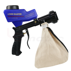 Pistolet à sabler pneumatique Lematec AS118-9-1 avec capot de recyclage, pression maximale de 150 PSI, corps en ABS pour le décapage de peinture - Product Image 4