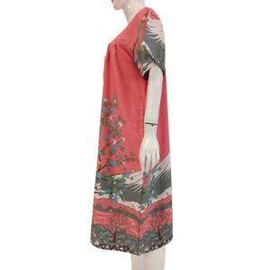 Robe d'été confortable et douce à col carré, respirante, douce et lisse par Chrysanta - Product Image 5