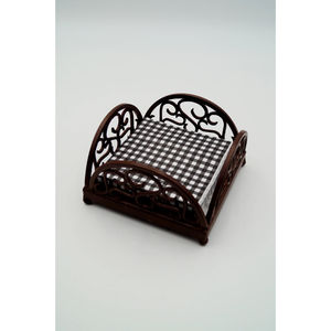 Luxe Vintage porte-serviettes en métal fabriqués à la main accessoires de Table élégant décor à la maison salle à manger organisateur cadeau de mariage Art Design - Product Image 1