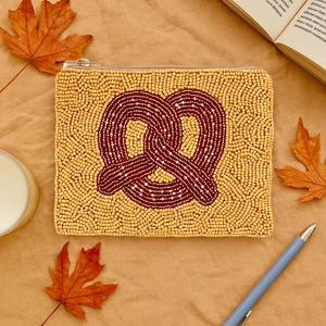 Porte-monnaie de dernière génération, brodé de perles, fait à la main, mini sac pour pièces de monnaie et petits objets essentiels - Product Image 1