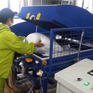 Ligne de production de coussins entièrement automatique et motorisée, certifiée CE, pour fibres de silicone conjuguées creuses et microfibres - Product Image 2