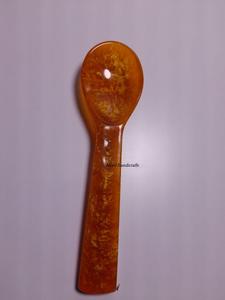 Cuchara de resina de diseño moderno en forma de corazón para cocinar cuchara para utensilios de cocina uso mejor cuchara de resina pequeña de Javed artesanías - Product Image 4