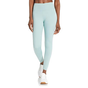 กางเกงเลกกิ้งเล่นกีฬาโยคะของผู้หญิงกางเกงไร้รอยต่อมีโลโก้ผ้าถัก - Product Image 2