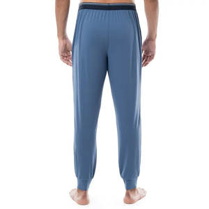 Meilleures ventes de pantalons de jogging d'hiver de haute qualité pour hommes pantalons de survêtement de sport décontractés en tissu de toile teint uni de grande taille - Product Image 6