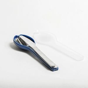 Kit de viaje Serie Mini Cubiertos con caja de almacenamiento configurada para buffet catering viajes por carretera comidas de oficina y cenas informales - Product Image 1