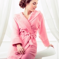 Albornoces de Lujo para Mujer, 100% Algodón Suave, Secado Rápido, Súper Absorbentes, Logotipo Frontal Personalizado, Diseño Personalizado, Mejor Calidad de Exportación, Fabricante