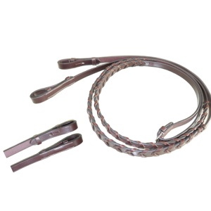 Riendas con cordones de cuero hechas a mano de caballo duraderas de alta calidad - Product Image 1