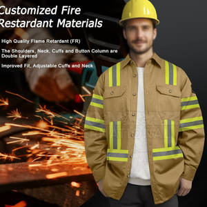 Camisas de Trabajo de Alta Visibilidad para Hombre, de Secado Rápido, Transpirables e Impermeables, de Alta Calidad, para Soldadura - Product Image 6