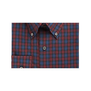 Camicia da Uomo Regular Fit Club Room in Popeline Antipiega Vestibilità Slim Business Casual Rossa Taglia 18X34-35 - Product Image 3