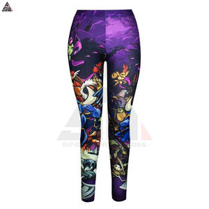 Oem Service Best Quality Winter Casual Thin <b>Mesh</b> Women <b>Leggings</b> Breathable Knee-Length - Product Image 2