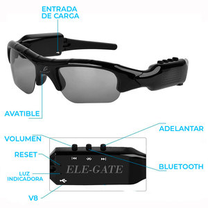 Occhiali da Sole Bluetooth con Cuffie Wireless Hands-Free, Indicatore LED della Batteria e Chipset JL - Product Image 4