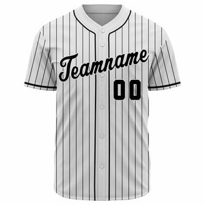 Camiseta de Béisbol Personalizada con Logotipo de Equipo, Impresión por Transferencia de Calor, Transpirable, de Secado Rápido, 100% Poliéster - Product Image 5