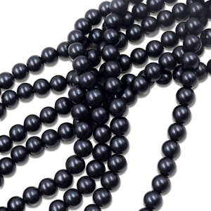 Perles de verre dépolies multicolores 4/6/8 mm, rondes, lisses, finition nacrée mate, en vrac pour bijoux DIY, bracelets, colliers, boîtes - Product Image 3