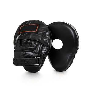 Almohadilla de enfoque de boxeo Cuero genuino-Manoplas de entrenamiento de boxeo MMA Almohadillas de enfoque hechas profesionalmente de alta calidad - Product Image 2