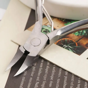 Tondeuse professionnelle non parfumée à bord de lame concave pour ongles d'orteil en acier inoxydable pour une coupe de précision avec pinces dissolvant de cuticules - Product Image 5