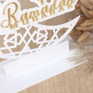 Calendrier de table en métal de qualité supérieure pour la décoration intérieure de la maison |   Accessoire de bureau islamique durable et imperméable - Product Image 5