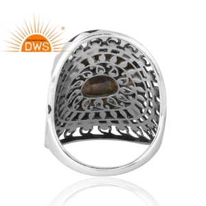 Último diseño, anillo de piedras preciosas de labradorita Natural de Plata de Ley 925, joyería de diseño personalizado para mujer, regalo para ella - Product Image 2