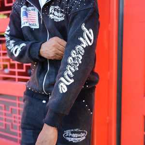 Gran oferta 100% algodón polar Unisex cremallera peso pesado en blanco Boxy Sudadera con capucha recortada Vintage Streetwear ácido lavado Sudadera con capucha para hombres - Product Image 2