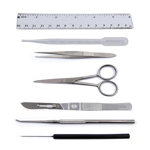 10-Piece Manual Stainless Steel <b>Scalpel</b> <b>Knife</b> Set Class I Comprehensive Dissection Kit CE Certified MOL for Biology Lab Anatomy - Product Image 1