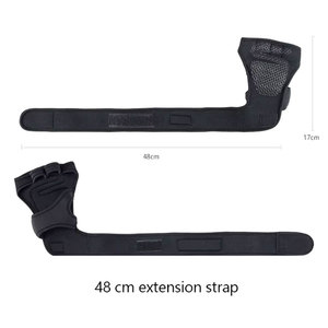 Men's <b>Half</b>-Finger Breathable Lightweight Non-<b>Slip</b> Leather Gloves for Fitness Workout Bicycle Sports Weight Gloves - Product Image 5