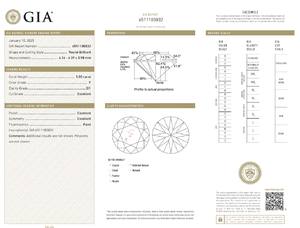 B2B D'VINS JEWELS GIA Certificado 1,00 CT Diamante blanco suelto Redondo natural F Color FL FLUJO Pureza EX Corte Pulido - Product Image 2