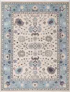 Tapis en laine noué à la main Oushak fait à la main pour la chambre à coucher, la cuisine et la chambre d'enfant, tapis vintage coloré, taille personnalisable disponible - Product Image 4