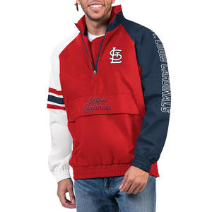 Jersey de béisbol del estado de San Francisco, chaqueta de manga larga con media cremallera, cortavientos ligero, chaqueta de invierno OEM elegante - Product Image 3