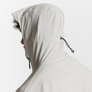 OEM logotipo personalizado suave Shell ligero senderismo impermeable a prueba de viento de los hombres deportes correr entrenamiento nailon Anorak chaqueta cortavientos - Product Image 6