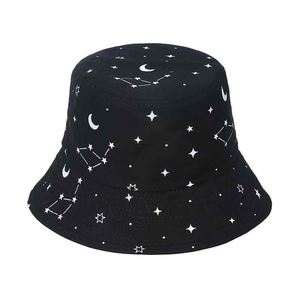 Chapeaux seau d'été pour hommes personnalisés de haute qualité en coton solide conception réversible pare-soleil pour un usage extérieur décontracté - Product Image 2