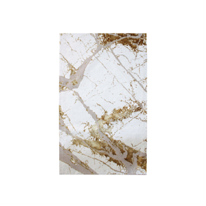 Alfombra de Baño Rectangular Emest de Algodón Reciclado con Patrón Jacquard Abstracto, Estilo Moderno, Hecho en Turquía - Product Image 1