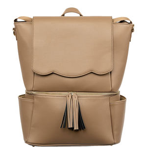 Bolsa de pañales de cuero para mamá, bolsa de pañales, mochilas, bolsa de pañales de cuero vegano - Product Image 5