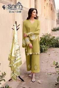 Premium Viscose Party Wear Collection Fancy Kurti Bottom avec Dupatta Catalogue complet disponible Tarifs de gros Salwar Kameez Style - Product Image 3