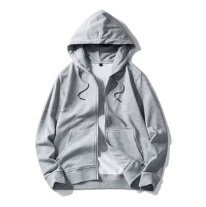 Sudadera con capucha y cremallera completa para hombre personalizada, ropa deportiva informal, sudadera con cremallera cálida de invierno, ropa de abrigo transpirable con servicio OEM - Product Image 4