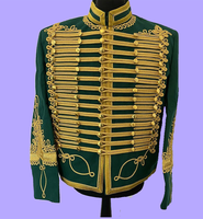 Uniforme personnalisé Hussar Pelisse Veste Écossais Hussar Napolitain Hommes Vestes
