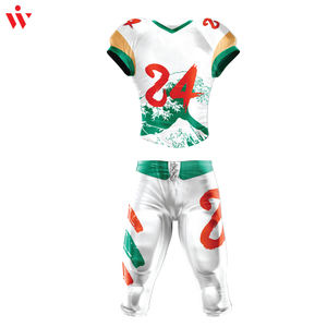 Uniforme de Fútbol Americano XL Personalizable con el Mejor Diseño de 2024, Spandex/Algodón de Alta Calidad, Anti-UV, Antibacteriano, Secado Rápido y Transpirable - Product Image 4