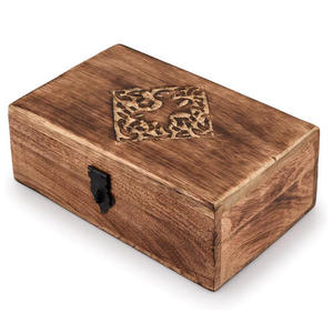 กล่องไม้ไผ่ที่มีคุณภาพระดับพรีเมี่ยมสำหรับเก็บเครื่องประดับกล่องไม้ของขวัญทำจากไม้ - Product Image 1