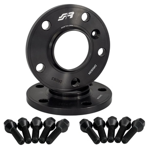 2 entretoises de roue noires 12mm 5x120 centrage 72.6 avec bull. - Product Image 1