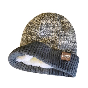 OME alta calidad nuevas mujeres gruesas de lana fría calavera estampado Jacquard sombreros de punto fábrica Otoño Invierno protección para los oídos gorro cálido - Product Image 5