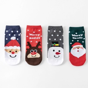 Calcetines navideños para bebés, venta al por mayor de fábrica, calcetines personalizados de invierno, cálidos y acogedores para niños pequeños, calcetines navideños, fabricante de Vietnam ODM - Product Image 4