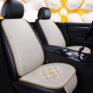 Nueva funda universal para asiento de coche, de cuero/seda helada, completa, para todas las estaciones, juego completo, accesorios de fábrica, lujo. - Product Image 1