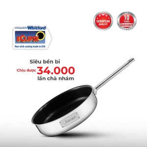 Bộ Đồ Nấu Nướng 304 Bằng Thép Không Gỉ Kim Cương Elmich Chất Lượng Cao, Đáy 3 Lớp Bao Gồm 2 Nồi, 1 Chảo Rán Và Chảo Nước Sốt - Product Image 3