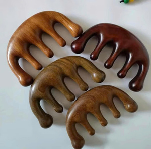 PEINE DE MASAJE DE SANDALWOOD PREMIUM: DISPONIBLE PARA PEDIDOS A GRANEL-¡ALIVIO DEL ESTRÉS GARANTIZADO! -LOTO AZUL VIETNAM - Product Image 3