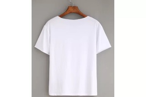 T-shirts pour hommes de couleur unie vêtements d'été porter des t-shirts à manches courtes haut mâle coupe décontractée t-shirt à col rond pour hommes - Product Image 6