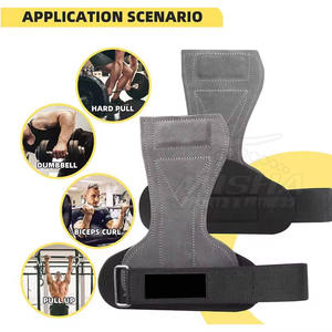 Custom Fabric <b>Weight</b> Lifting grip pads New Style Fitness Training Gym Lifting grip pads - Product Image 6