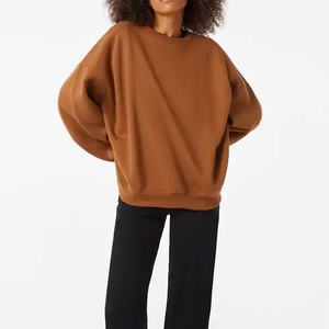 Top Tendance Formation Tendance Gym Porter Coton/Polyester Sweat Shirt pour Femmes Confort Hiver O Cou Col Nouveau Style - Product Image 1