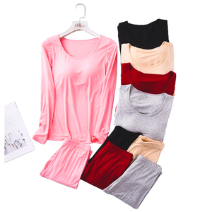 Fabricant de pyjamas en coton personnalisés, vêtements de détente en modal deux pièces, vêtements de nuit, ensembles de pyjamas en coton pour femmes, pyjamas OEM, pyjamas pour femmes - Product Image 6