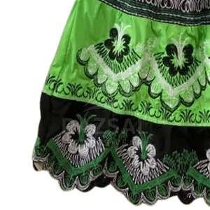 Latest Fashion <b>Women's</b> Casual <b>Skirt</b> Hawaiian Islander Guam Micronesia Ball Gown Style Made Polyester Floral Embroidered <b>Skirts</b> - Product Image 3